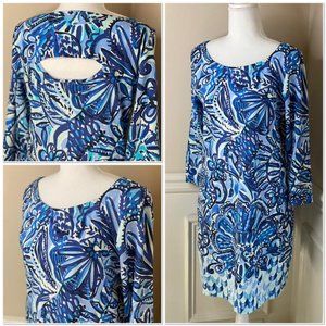 Lilly Pulitzer Hollee Dress in Iris Blue EUC SM
